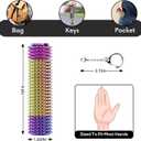 Little Pain Stim Ouchies Fidget Toys for Adults,3D Printed Spiky Pain Stim, Sensory Fidget for Stress & Anxiety Relief, ADHD, Autism,Office Desk Toys (Purple Yellow Blue)