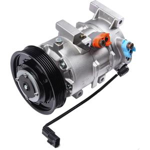 ECCPP AC Compressor 2012-2017 Fit for Hyundai Accent 2012-2017 for Kia Rio 1.6L Fast Cooling Air Conditioning Compressor