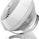Vornado 560 Whole Room Air Circulator, Medium Floor Fan with 4 Speeds, Adjustable Tilt, Easy to Clean, Quiet Fan for Home, Office, Bedroom, White
