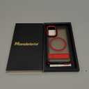 for Samsung Galaxy S22 Case, [Compatible with MagSafe], Adjustable Kickstand,Military Grade Drop Tested, Translucent Matte Phone Case for Galaxy S22 Case (Red)