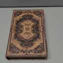 Decorative Storage Box for Home Decor - Vintage Faux Wood Book Box with Magnetic Lock, Hidden Jewelry & Remote Storage, Coffee Table Books Decor, Shelf Decor Accents (M Size, 10.2") -5-05