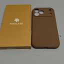 Miracase Magnetic for iPhone 17 Pro Max Case, Compatible with MagSafe, Integrated Silicone Camera Control Cover, 3.0mm Thicken Shockproof Drop Protection Phone Case for 17 ProMax, Chocolate