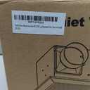 Tech Drive Bathroom Exhaust Fan 80 CFM, 0.8 Sone, 4-Inch Duct,No Attic Access Needed,Super Quiet Ventilation Fan, Easy to Install Ceiling Mounted, White, ETL Certified