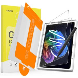 SPARIN Paper Glass Screen Protector for Microsoft Surface Pro 12 Inch 2025 Released, 2 Pack Tempered Glass with Easy Alignment Tool, Matte Anti-Glare, Write Like on Paper, Surface Pen Support