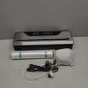 90Kpa Vacuum Sealer for Food, 10-in-1 Food Vacuum Saver Sealer Machine V30 with Mason Jar Kit, Built-in Cutter, Digital Timer, Dry&Moist Modes, Include Bags&Hoses, Gifts for Mom Wife Grandparents Chef