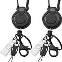 DELSWIN Heavy Duty Retractable Keychain, Badge Holder Retractable Clip with 28.5Steel Extension Cord, Badge Reel with Detachable Key Ring Lobster Claw Clasp Anti-lost Tether, Bearing 10.0 oz (2 Pack)
