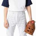 DEVOROPA 2T/3T/4T/5T to Big Kids Youth Boys Baseball Pants Girls Softball Pants Fast Pitch Tee Ball Practice Pants Pockets, M