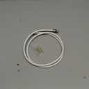 Coaxial Cable 3ft/6ft/10ft/15ft/25ft/50ft/60ft/75ft/100ft, RG6 Coax Cable Extender with Gold F-Type Connector, High Speed Internet for HD TV, Modem, Digital Antenna, Satellite, White(3ft)