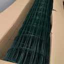 Tongmo 4 ft x 100 ft Green PVC Coated Welded Wire Fence, 16GA Garden Chicken Wire Fence Roll, Mesh Size 2" x 4" Hardware Cloth, Ideal for Yard Protection and Poultry Netting