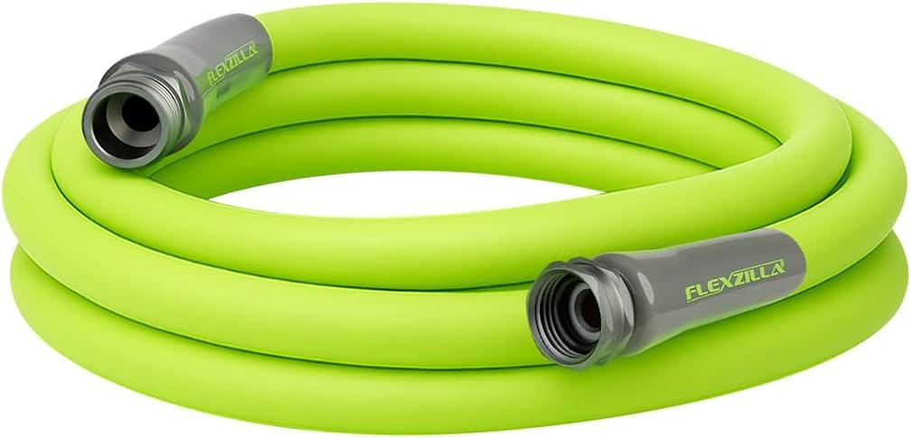 Flexzilla Garden Utility Hose 5/8 in. x 15 ft., Lightweight All-Weather Water Hose, Durable and Flexible, Leak-Free Connections (Chartreuse)