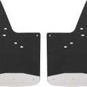 LUVERNE 251440 Front or Rear 12-Inch x 20-Inch Textured Rubber Mud Guards, Select Chevrolet Silverado, GMC Sierra 1500, 2500, 3500 HD, Black