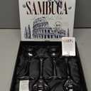 GLASSIQUE CADEAU Crystal Sambuca, Cordial, Digestive Glasses with Long Stem for Sipping After Dinner Drinks | Set of 4 | 3 oz Tall Stemmed Liquor Glassware for Aperitif, Amaro, Liqueur, Spirits