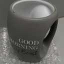 Good Morning Sexy Beast - 16 Oz Stoneware Huggable Coffee Cup Mug (Gray)