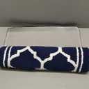 Buganda Runner Indoor Door Mat, Dirt-Resistant and Absorbent Doormat, Anti-Slip, Low Profile Floor Mats for Inside Entryway, Front, and Back Door Entrance (47x23 Inches, Navy Blue)