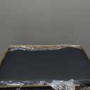 ZYFFHYLAI Bar Stools Set of 2, 30 Inch Backless Counter Height Bar Stools with Soft Faux Leather Seat, 300 LB Heavy Duty Padded Saddle Barstool Chair for Modern Kitchen Island Counter (Black)