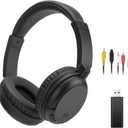 Wireless Headphones for TV, Bluetooth5.3 Over Ear Headphone with RM Radio Function, Lightweight Wireless TV Headset for Seniors, 30Hrs Playtime, No Audio Delay Blutooth Headsets for TV,Phone,Computer