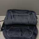 Snailax Vibration Back Massager with Heat, Massage Seat Cushion with 6 Vibrating Motors and 2 Heat Levels, Massage Chair Pad for Home Office use, Gifts for Him Her (Grey)