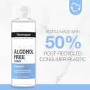 4 x Neutrogena Alcohol-Free Gentle Daily Facial Toner, Fragrance-Free to Tone & Refresh Skin, Gently Removes Impurities & Reconditions Skin, Hypoallergenic, 8 fl. oz