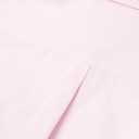 Alimens & Gentle Mens Solid Oxford Shirt Long Sleeve Dress Shirt Work Casual Button Down Shirts with Pocket (Pink, M)