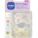 Mam Perfect Night Sucette Silicona 0-6m, 2 Pack