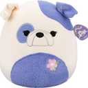 Squishmallows Original 14in Galina The Cream and Periwinkle Bulldog  Official Jazwares Plush (Large)