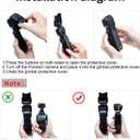 Gimbal Protective Cover for DJI Osmo Pocket 3 PC Protective Cover Flip Top Design Drop Protection Dust Resistance Scratch Resistance Shock Resistance Total Protection