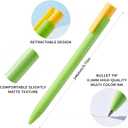 3 x Colored Pens 18 Pack, Colorful gel ink Pens Retractable Quick Dry 0.5mm Fine Point for Bullet Journaling, Note Taking, Coloring, Planning & Art Supplies (12 Pcs Dopamine and Vintage)