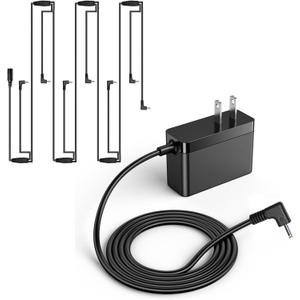 Mrgru 5 V Replacement Power Cord for Christmas Ornaments Compatible with Hallmark Keepsake Storytellers and Magic Keepsake Ornaments, 7 Plug Power Adapter