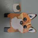 AIBEARTY Wooden Animal Glasses Holder Cute Animal Eyeglass Display Stand Rack Home Office Desktop Decoration Gift for Kids (Fox)