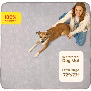 IMPROVIA Reusable Puppy Pad  Waterproof, Extra-Absorbent, Washable Pee Pad for Dog Training, Whelping, & More  Protect Your Floors & Pet with Quick-Drying Potty Pad. (Extra Large - 72" x 72")