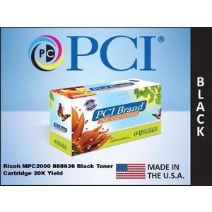PCI Brand Compatible Toner Cartridge Replacement for Ricoh 888636 MP-C2000 Black Toner Cartridge 20K Yield PCI Brand Compatible Toner Cartridge Replacement for Ricoh 888636 MP-C2000 Black Toner Cartridge 20K Yield