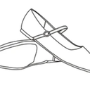 T Girls Casual Flat Shoes, Beige, Size 9