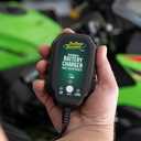 Battery Tender Junior 12V, 800mA Battery Charger and Maintainer for Lead Acid and Lithium Batteries - Switchable Battery Charger for Powersports - 022-0199-DL-WH