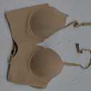 Women Low Back Bras(Nude, 36D)