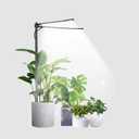 Bodkar Plant Grow Light, Plant Lamp for Indoor Plants Growing, 6000K White Red Light for Succulents Mini Small Plants Growth (Without Timer/Dimming) (#2 Blackno Timer)