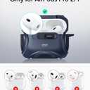 ESR for AirPods Pro 2 Case (2023/2022/2019, 2nd/1st Gen), Compatible with AirPods Pro 2nd Generation (USB-C/Lightning Cable), Effortless MagSafe, Drop-Proof Lock, Easy Open, Cyber Series,Blue