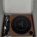 House Gem Mug Warmer - 36W Coffee Mug Warmer for Desk with Temperature Display, 2-12Hrs Auto Shut Off, Smart Candle Warmer - Ideal Coffee Gifts Accessories Keep Beverages Coffee Warmer (Wood) (Wood)