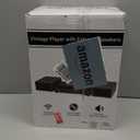 Vinyl Record Player with Speakers,Bluetooth Portable Turntable for Vinyl Records,Phonograph LP Player with 3 Speed USB RCA in Vintage Black