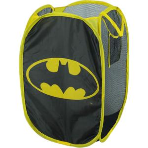 Warner Brothers Batman Pop Up Hamper with Durable Carry Handles, 21"H x 13.5"W X 13.5"L