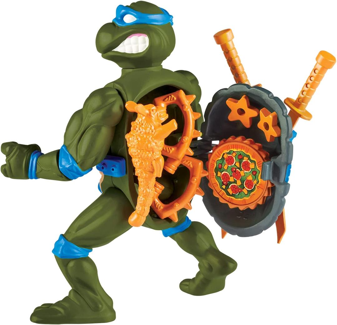 Teenage Mutant Ninja Turtles: 4 Original Classic Storage Shell Leonardo Basic Figure by Playmates Toys