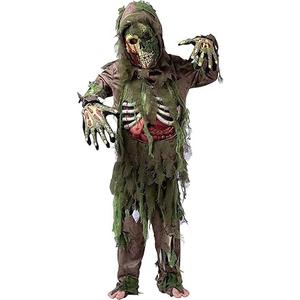 Spooktacular Creations Halloween Swamp Deluxe Skeleton Living Dead Zombie Costume for Halloween M