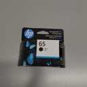 HP 65 Black Ink Cartridge Printers | Works with Printer Series: AMP 100, DeskJet 2600, 3700; Envy 5000 | Eligible for Instant Ink | N9K02AN