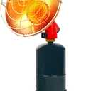 Portable Propane Heater Camping 6500 BTU Small Propane Heater with Electric Igniter, Control Valve, Folding Out Legs Base, Golf Cart, Tent Cordless(Fuel Not Included)
