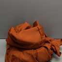 HolidayIdeas 2 Pack Fitted Thanksgiving Tablecloth for 6ft Tables, Rust Table Cover for Holiday Dinner & Buffet, Wrinkle-Resistant Fall Party Decorations for The Home