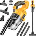 Cordless Handheld Vacuum Cleaner Compatible with DeWalt 20V Battery, 16000Pa Strong Suction, 2 HEPA Filters & 4 Nozzles, Lightweight Portable Vacuum for Car, Home, Garage – Tool Only