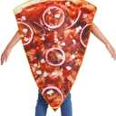 Pizza Costume Kids Role Play Fun Food Slice Pizza Jumpsuit (4-10 years)