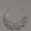 Unique Bargains Silver Tone Crystal Tiara Crowns Elegant Princess Crown with Combs Tiaras Hair Accessories, Sweet 16