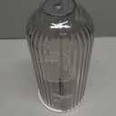 Makeup Brush Holder with Lid 360 Rotating Clear Dustproof Make Up Organizers for Vanity Bathroom Countertop, Gray