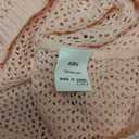 Dokotoo Womens Fashion 2026 Summer Crochet Hollow Out Long Sleeve Sweaters Casual Crewneck Pullover Shirt Beach Coverup (Large, Pink)