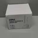 2 in 1 Toilet Plunger and Brush SetExtended Handle PlungerToilet Bowl Brush Plunger Set, Bathroom Cleaning Tools Toilet Brush Plunger ComboCleaning BrushBathroom Cleaning Supplies (Black)